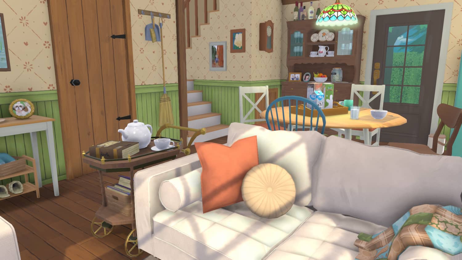 Official Paralives screenshot showing a finished house exterior