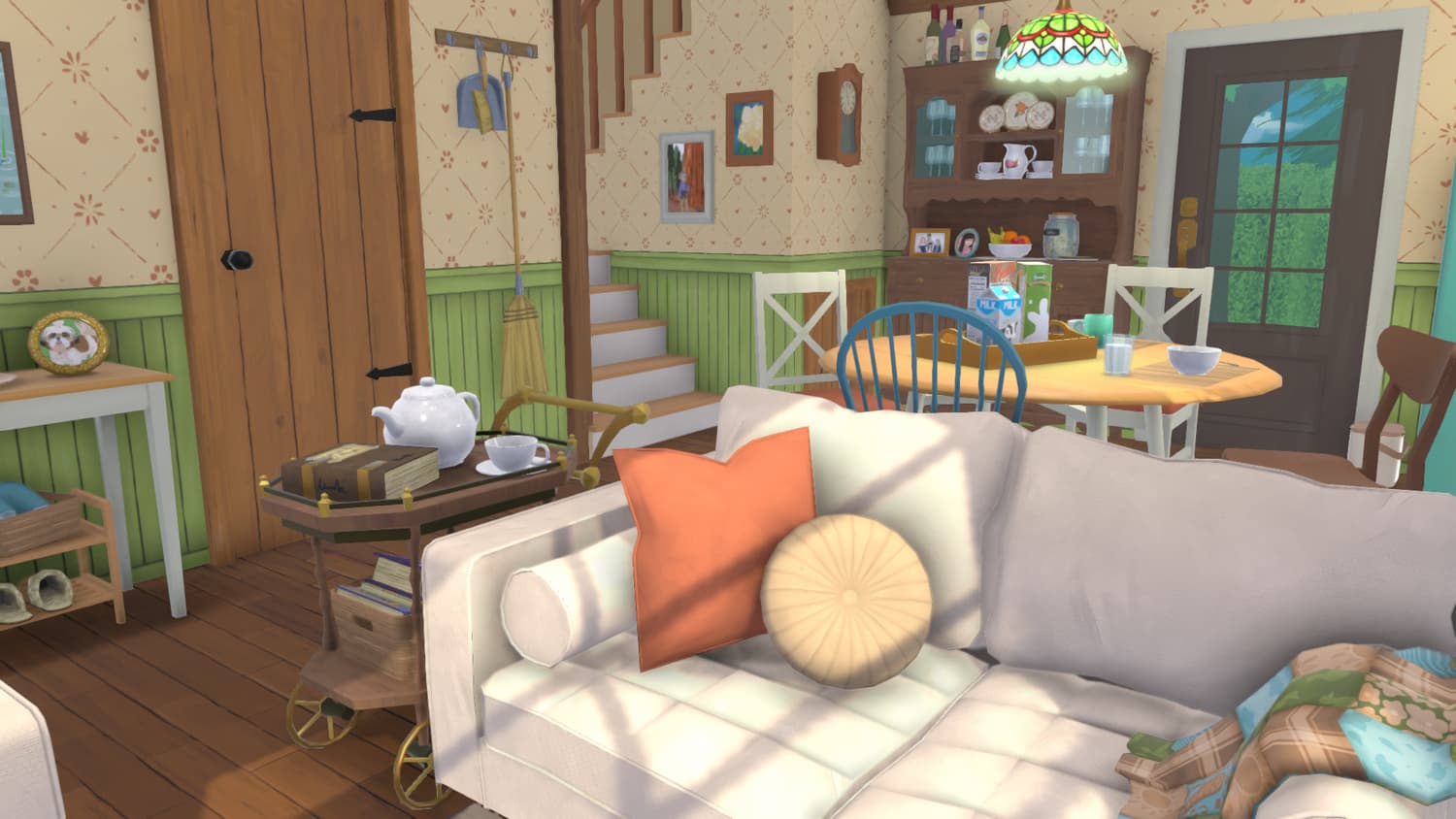 Official Paralives screenshot showing a finished house exterior